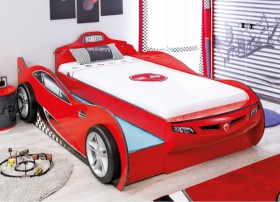 CARBED Кровать-машина Coupe с выдвижной кроватью Red 20.03.1306.00 в Емельяново - emelyanovo.katalogmebeli.com | фото