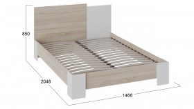 Кровать без ПМ «Сэнди» Тип 1 (без подъемного механизма) в Емельяново - emelyanovo.katalogmebeli.com | фото 4