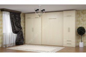 Комплект мебели со шкаф-кроватью трансформер Ратмир в Емельяново - emelyanovo.katalogmebeli.com | фото 2