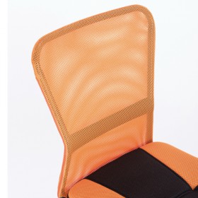 Кресло компактное BRABIX Smart MG-313 (черный, оранжевый) в Емельяново - emelyanovo.katalogmebeli.com | фото 4