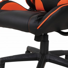 Кресло компьютерное BRABIX GT Racer GM-100 (черный, оранжевый) в Емельяново - emelyanovo.katalogmebeli.com | фото 2