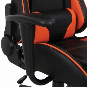 Кресло компьютерное BRABIX GT Racer GM-100 (черный, оранжевый) в Емельяново - emelyanovo.katalogmebeli.com | фото 3