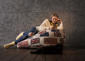 Кресло-мешок Британский Флаг в Емельяново - emelyanovo.katalogmebeli.com | фото 3