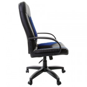 Кресло офисное BRABIX Strike EX-525 (сине-черный) в Емельяново - emelyanovo.katalogmebeli.com | фото 2