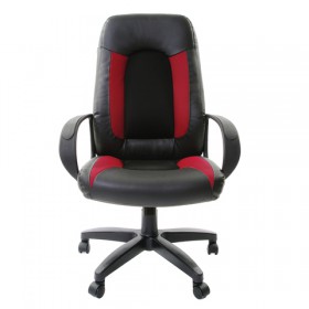 Кресло офисное BRABIX Strike EX-525 (черно-красный) в Емельяново - emelyanovo.katalogmebeli.com | фото 2