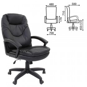 Кресло офисное BRABIX Trend EX-568 (черный) в Емельяново - emelyanovo.katalogmebeli.com | фото