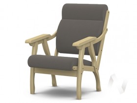 Кресло Вега-10 (бесцветный лак/ULTRA STONE) в Емельяново - emelyanovo.katalogmebeli.com | фото