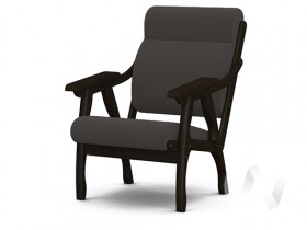 Кресло Вега-10 (венге лак/ULTRA GRAFIT) в Емельяново - emelyanovo.katalogmebeli.com | фото
