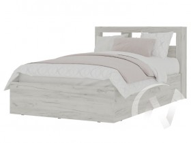Кровать 1,2 МС Гранд (дуб крафт белый) в Емельяново - emelyanovo.katalogmebeli.com | фото