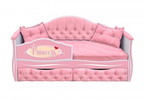 Кровать 160 серии Иллюзия 2 ящика 15 Бледно-розовый (подушки) в Емельяново - emelyanovo.katalogmebeli.com | фото