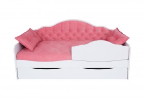 Кровать 170 серии Иллюзия Лайт 1 ящик 89 Розовый (подушки) в Емельяново - emelyanovo.katalogmebeli.com | фото