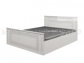 Кровать Афина-1 1,4 м (Белый/Белый глянец) в Емельяново - emelyanovo.katalogmebeli.com | фото