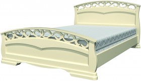 Кровать Грация-1 из массива сосны 900*2000 Белый античный в Емельяново - emelyanovo.katalogmebeli.com | фото 20