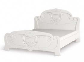 Кровать 1,6м Мария (Белый глянец) в Емельяново - emelyanovo.katalogmebeli.com | фото