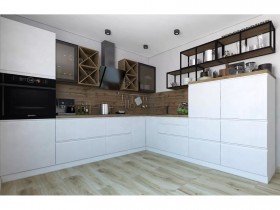 Модульная кухня Бронкс 1,8 м (Кварц) в Емельяново - emelyanovo.katalogmebeli.com | фото 5