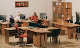 Мебель для персонала Рубин 42 Светлый миланский орех в Емельяново - emelyanovo.katalogmebeli.com | фото