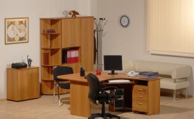 Мебель для персонала Рубин 42 Светлый миланский орех в Емельяново - emelyanovo.katalogmebeli.com | фото 2