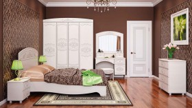 Модульная спальня Каролина в Емельяново - emelyanovo.katalogmebeli.com | фото