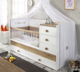 NATURA BABY Детская кровать-трансформер 20.31.1015.00 в Емельяново - emelyanovo.katalogmebeli.com | фото 1