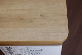 Стол с ящиками «Оксфорд» (Ривьера/Белый с рисунком) в Емельяново - emelyanovo.katalogmebeli.com | фото 12