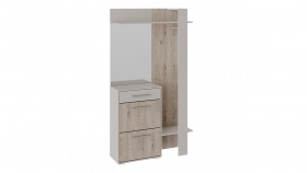 Шкаф для одежды «Нуар» тип 1 Фон серый/Дуб сонома в Емельяново - emelyanovo.katalogmebeli.com | фото 2